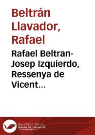 Rafael Beltran-Josep Izquierdo, Ressenya de Vicent Martines, El 'Tirant' poliglota