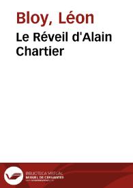 Le Réveil d'Alain Chartier
