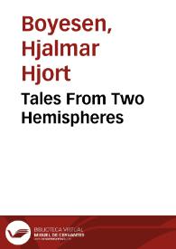 Tales From Two Hemispheres