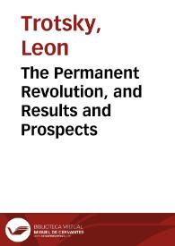 The Permanent Revolution, and Results and Prospects