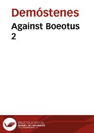 Against Boeotus 2