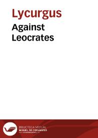Against Leocrates