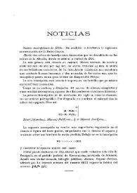 Noticias. Boletín de la Real Academia de la Historia, tomo 50 (abril 1907). Cuaderno IV