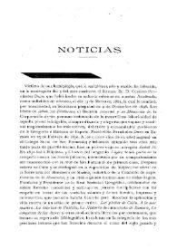 Noticias. Boletín de la Real Academia de la Historia, tomo 52 (junio 1908). Cuaderno VI