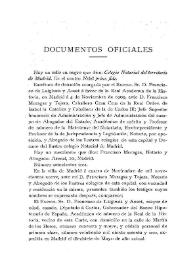 Documentos oficiales. Boletín de la Real Academia de la Historia, Vol. 55