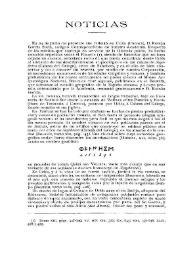 Noticias. Boletín de la Real Academia de la Historia, tomo 57 (julio-septiembre 1910). Cuadernos I-III