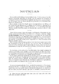 Boletín de la Real Academia de la Historia, tomo 59 (diciembre). Cuaderno V. Noticias