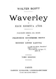Waverley ó Hace sesenta años. Tomo Segundo