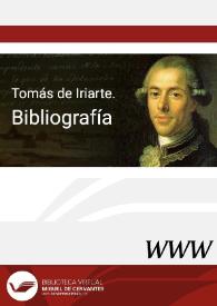 Tomás de Iriarte. Bibliografía