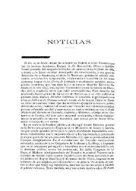 Noticias. Boletín de la Real Academia de la Historia, tomo 60 (abril 1912). Cuaderno IV
