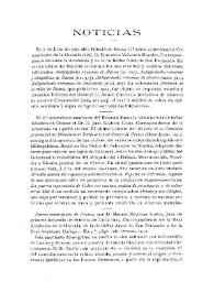 Boletín de la Real Academia de la Historia, tomo 63 (septiembre-octubre 1913). Cuadernos III-IV. Noticias