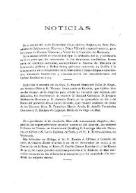Boletín de la Real Academia de la Historia, tomo 64 (enero 1914). Cuaderno I. Noticias