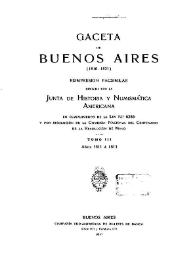 Gaceta de Buenos Aires (1810-1821).Tomo 3: Años 1811 a 1813