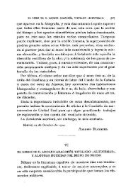 El libro de D. Adolfo Aragonés, titulado 