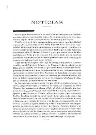 Noticias. Boletín de la Real Academia de la Historia, tomo 67 (septiembre-octubre 1915). Cuadernos III y IV