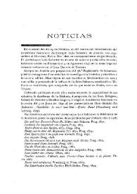 Noticias. Boletín de la Real Academia de la Historia, tomo 67 (noviembre 1915). Cuaderno V