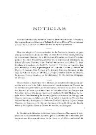 Noticias. Boletín de la Real Academia de la Historia, tomo 69 (julio-agosto 1916). Cuadernos I-II