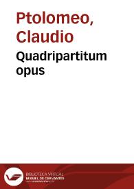 Quadripartitum opus