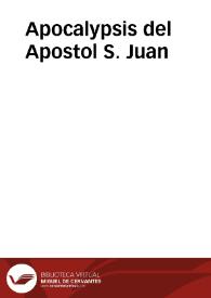 Apocalypsis del Apostol S. Juan