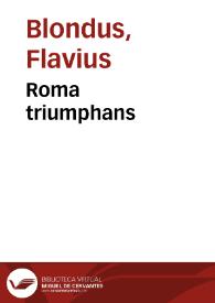 Roma triumphans