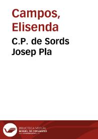 C.P. de Sords Josep Pla