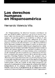 Los derechos humanos en Hispanoamérica