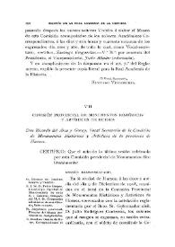 Comisión Provincial de Monumentos Históricos y Artísticos de Huesca [Acta de la sesión del 9 de diciembre de 1918]