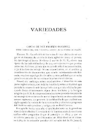 Cartas de don Próspero Bofarull sobre arreglo del Real y General Archivo de Aragón [I] (Continuará)