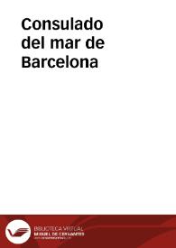 Consulado del mar de Barcelona