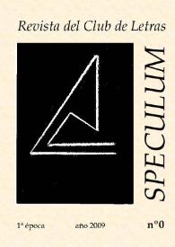 Speculum. Revista del Club de Letras