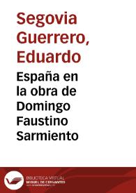 España en la obra de Domingo Faustino Sarmiento