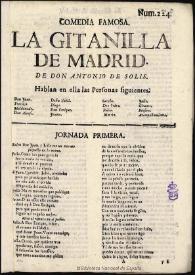 La gitanilla de Madrid [entre 1748-1775]