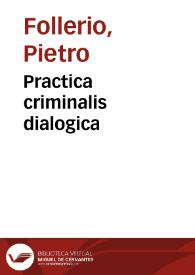 Practica criminalis dialogica