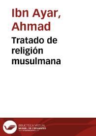 Tratado de religión musulmana