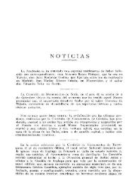 Noticias. Boletín de la Real Academia de la Historia, tomo 82 (enero 1923). Cuaderno I