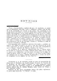Noticias. Boletín de la Real Academia de la Historia, tomo 82 (febrero 1923). Cuaderno II