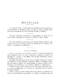 Noticias. Boletín de la Real Academia de la Historia, tomo 82 (mayo 1923). Cuaderno V