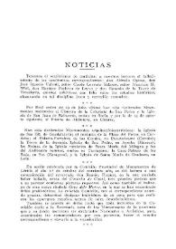 Noticias. Boletín de la Real Academia de la Historia, tomo 85 (noviembre-diciembre 1924). Cuadernos V y VI