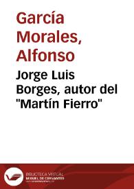 Jorge Luis Borges, autor del 