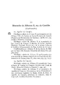 Itinerario de Alfonso X, rey de Castilla. [1255-1256] [3]