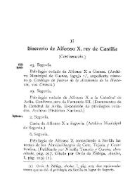 Itinerario de Alfonso X, rey de Castilla. [1256-1259] [4]