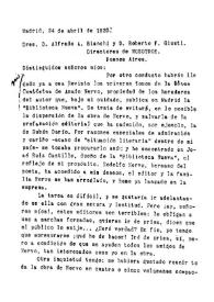 Reyes, Alfonso, 24 de abril de 1920