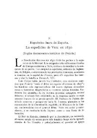 Españoles fuera de España. La expedición de Vera en 1830 : (según documentos inéditos de Policía)