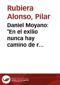 Daniel Moyano: 