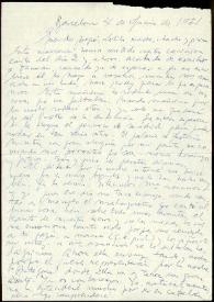 Carta de Francisco Rabal y Asunción Balaguer a la familia de Francisco Rabal. Barcelona, 4 de junio de 1951
