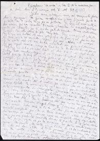 Carta de Francisco Rabal a Asunción Balaguer. Barcelona, 27 de julio de 1950