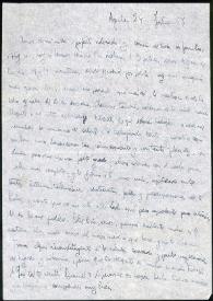 Carta de Asunción Balaguer a Francisco Rabal. Águilas, 24 de julio de 1958