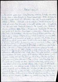 Carta de Asunción Balaguer a Francisco Rabal. Madrid, 1 de marzo de 1959