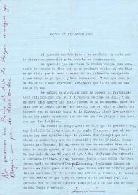 Carta de Luis Buñuel a Francisco Rabal. México, 13 de diciembre de 1965