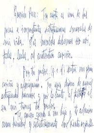 Carta de Carlos Lemos a Francisco Rabal. 1962